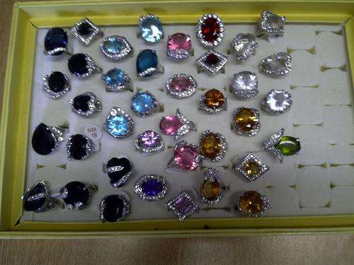38 Piece Beautiful Ring Set. HUGE stones as per pic.