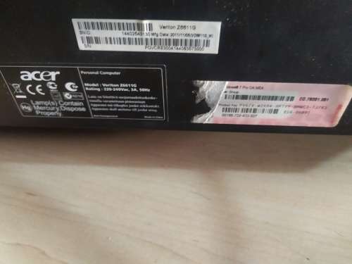 Very clean Acer all in one DESKTOP PC