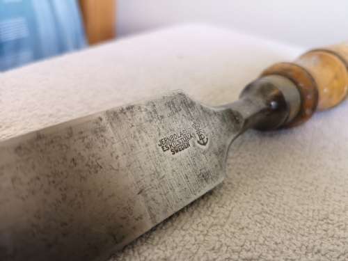 Set of 4 Jernbolaget Eskilstuna chisels (E.A Berg)