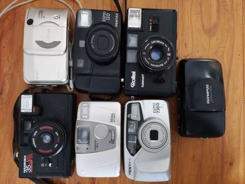 35mm film point & shoot cameras for parts or repair