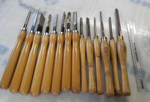 Woodturning chisels lot