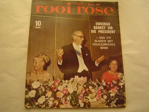 Rooi Rose magazine 1968 Vintage