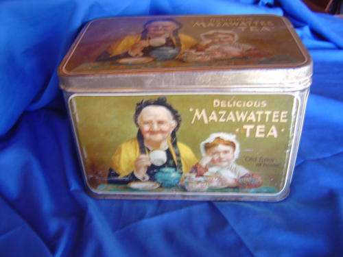 Delicious Mazawattee Tea Old folks at home tin