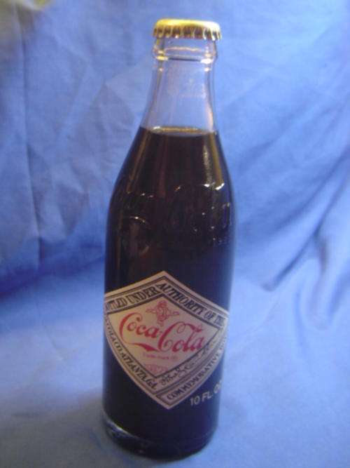 Coca Cola Collectable 75th Commemorative Bottle