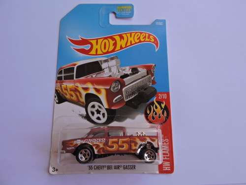 Hot Wheels '55 CHEVY BEL AIR GASSER like Matchbox