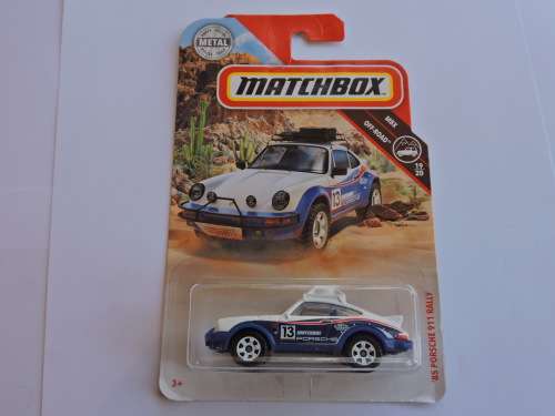 Matchbox '85 PORSCHE 911 RALLY Like Hot Wheels