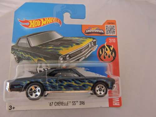 Hot Wheels 67 Chevy Chevrolet Chevelle SS 396  Flames Like Matchbox