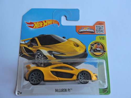Hot Wheels McLAREN P1 Yellow Super Car  like Matchbox...