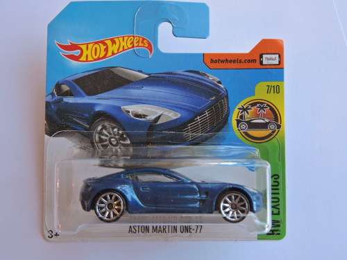 Hot Wheels Aston Martin One-77 Royal Blue  Like Matchbox