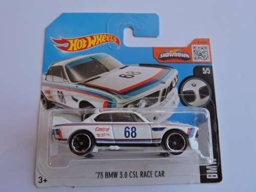 Hot Wheels 73 BMW 3.0 CLS RACE CAR White Like Matchbox