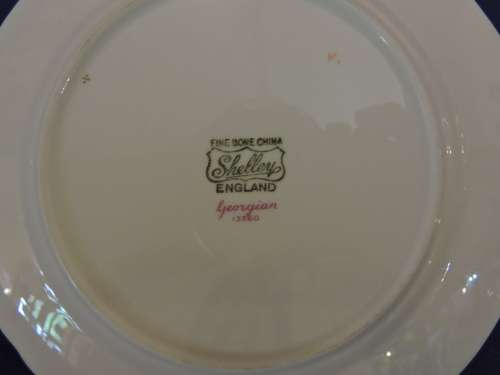 Shelly tea Trio Georgian pattern 13360 like Royal Albert