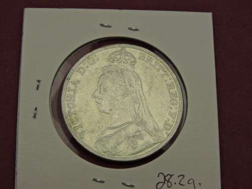 1889 Silver Crown coin Minimal wear on this coin.