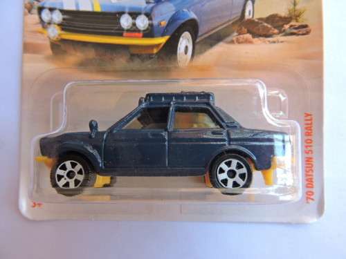 Matchbox Datsun Nissan 510 Rally like Hot Wheels