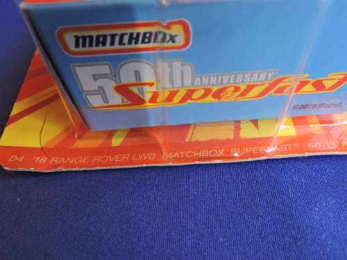 Matchbox Superfast RANGE ROVER LWB 50th Anniversary MIB.