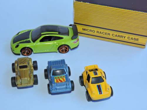 PORSCHE and two other MICRO cars BOXED Not Hot Wheels ..