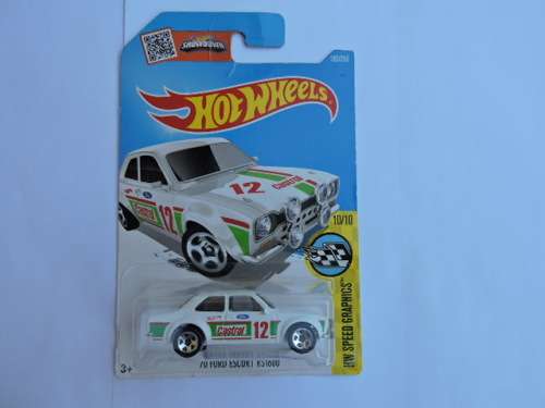 Hot Wheels FORD ESCORT RS 1600 Castrol White..