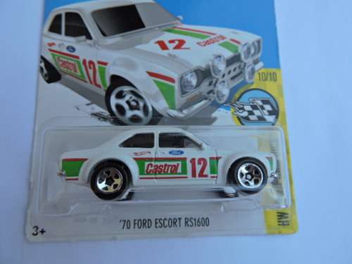 Hot Wheels FORD ESCORT RS 1600 Castrol White..