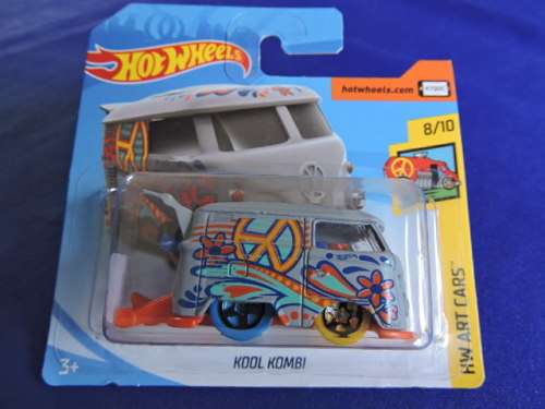 Hot Wheels Volkswagen VW KOOL KOMBI Grey Peace art car ...