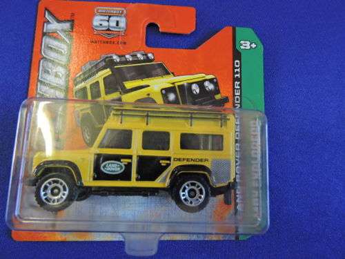 Matchbox Land Rover Defender 110 Yellow Hard to find in this colour ..