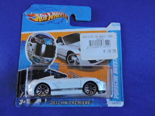 Hot Wheels PORSCHE BOXSTER SPYDER White