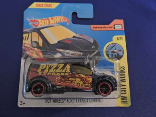 Hot Wheels FORD TRANSIT CONNECT Treasure Hunt with HW Flame on car & card..