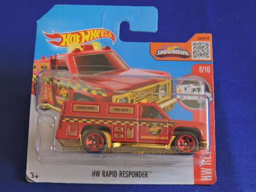 Hot Wheels RAPID RESPONDER Fire Truck  Bargain..