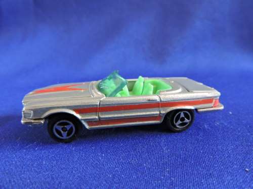 Majorette 213 MERCEDES BENZ 350 SL silver like Matchbox like Hot Wheels.
