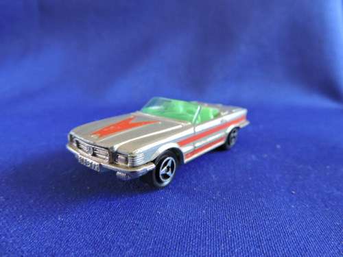 Majorette 213 MERCEDES BENZ 350 SL silver like Matchbox like Hot Wheels.