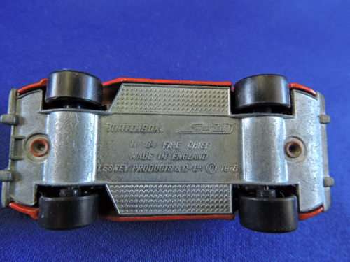 Matchbox Superfast 64 FIRE CHIEF like Hot Wheels ..