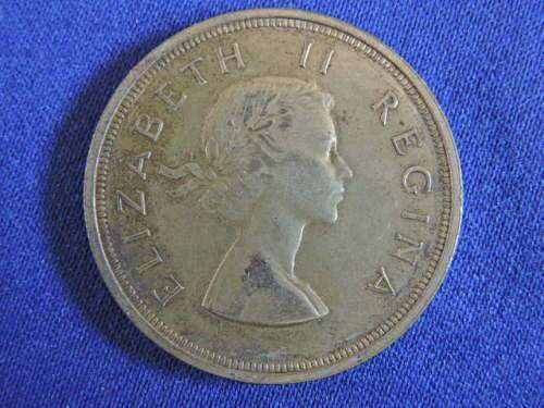 1956 5 SHILLING Low mintage South Africa silver crown COLLECTOR COIN