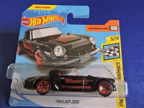 Hot Wheels NISSAN FAIRLADY 2000 MOMO black like DATSUN