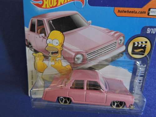 Hot Wheels Homer Simpsons Pink car
