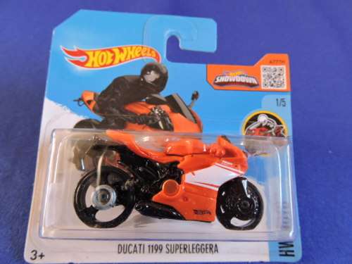 Hot Wheels DUCATI 1199 SUPERLEGGERA motorbike Orange.