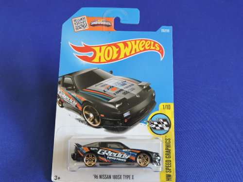 Hot Wheels NISSAN 180 SX TYPE X G Reddy Black like Datsun like Matchbox