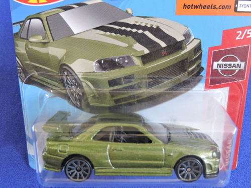 Hot Wheels NISSAN SKYLINE GT-R (BNR34) like Datsun