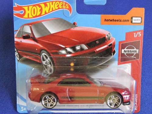 Hot Wheels NISSAN SKYLINE GT-R (BCNR33) Maroon like Datsun