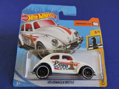 Hot Wheels Volkswagen VW Beetle PAWN White