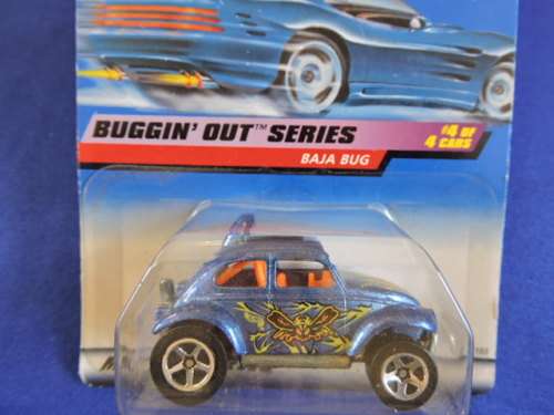 Hot Wheels Volkswagen VW BAJA BUG Buggin out series Full metal released 1998..