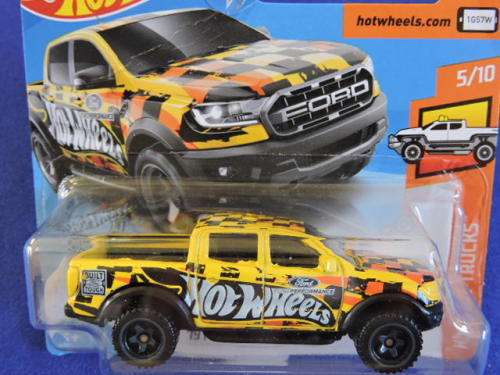 Hot Wheels FORD RANGER PickUp Double Cab Bakkie Raptor Yellow  # BAKKIE BONANZA #
