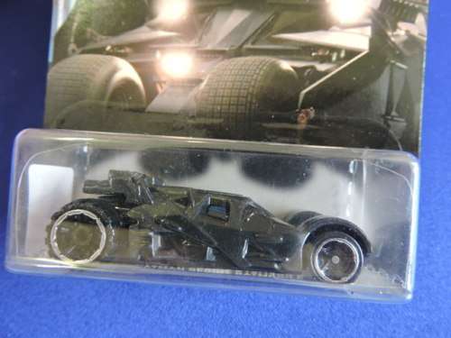 Hot Wheels BATMAN BEGINSBATMOBILE 3/6 colour collector pictorial long card.