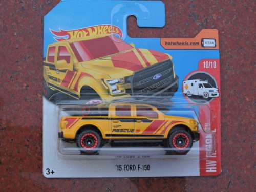 Hot Wheels FORD F-150 Double Cab Bakkie Rescue Yellow  # BAKKIE BONANZA #..