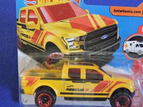 Hot Wheels FORD F-150 Double Cab Bakkie Rescue Yellow  # BAKKIE BONANZA #..