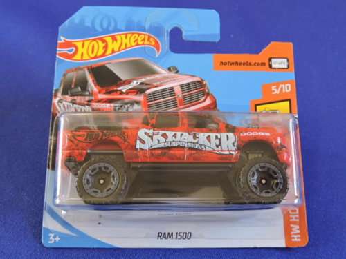 Hot Wheels DODGE RAM Skyjacker Red Pick up Bakkie  # BAKKIE BONANZA #.. .