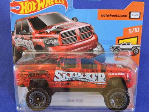 Hot Wheels DODGE RAM Skyjacker Red Pick up Bakkie  # BAKKIE BONANZA #.. .