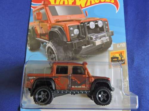 Hot Wheels Land Rover Defender DoubleCab Bakkie Nexen tyre Bronze camo  # BAKKIE BONANZA #.