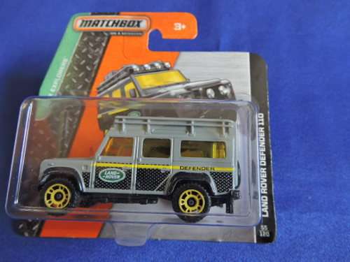 Matchbox LAND ROVER DEFENDER 110 Grey Explorers like Hot Wheels.