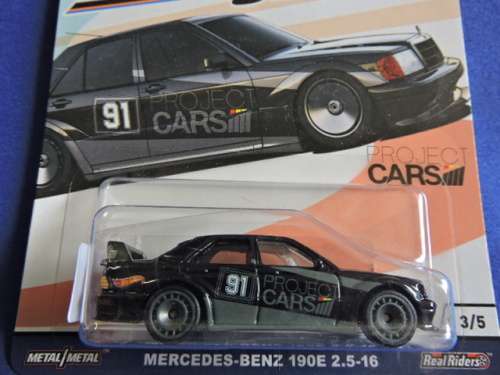 Hot Wheels Euro Speed MERCEDES BENZ 190E 2,5-16 Full metal with Real Riders ...