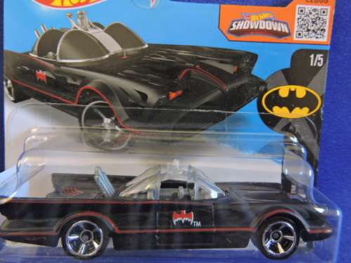 Hot Wheels TV Series BATMOBILE (With short card MATT BLACK paintwork)....