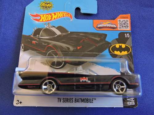 Hot Wheels TV Series BATMOBILE (With short card MATT BLACK paintwork)....