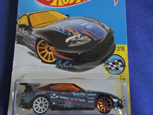 Hot Wheels TOYOTA SUPRA (Blue Orange windows)